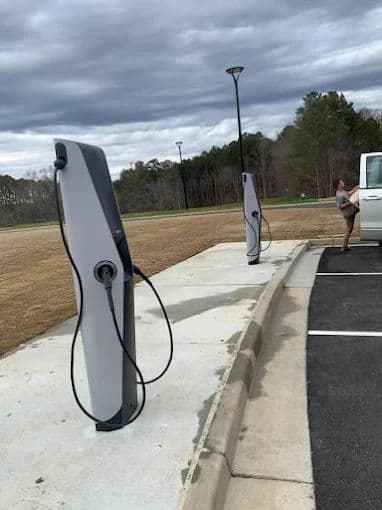 Electric vehicle charging stations 