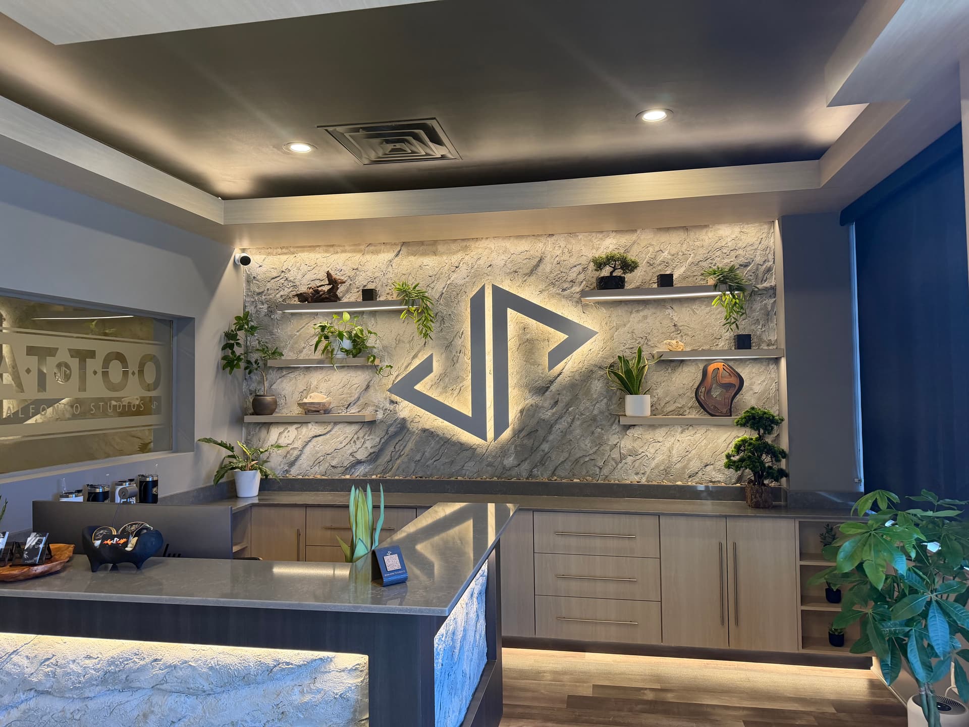 Custom Electrical Remodel at Tattoo Studio