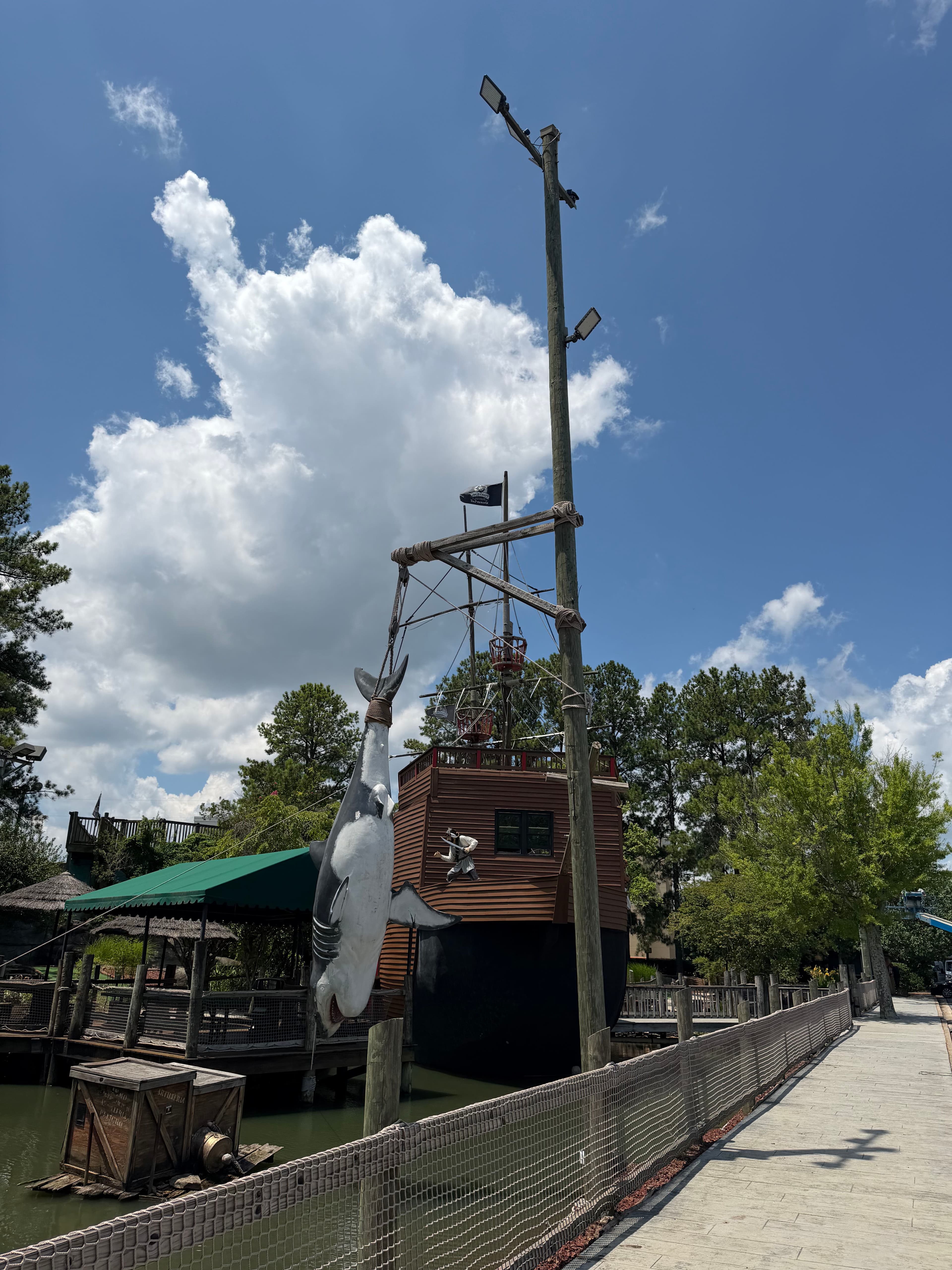 Project Parking Lot and Mini Golf Course Lighting Installation in Duluth Georgia image