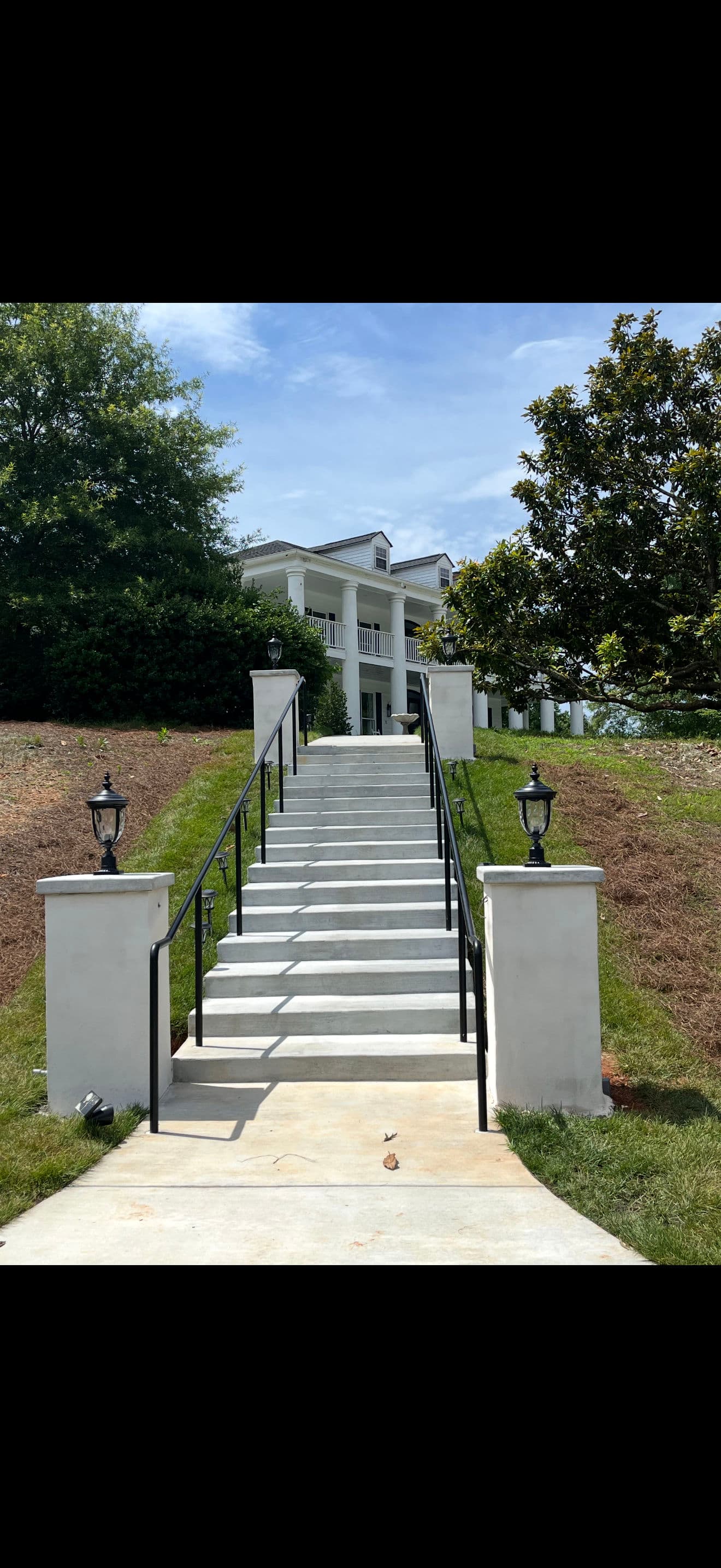 Gallery photos for Running Power to an Outdoor Venue Staircase: Image #1