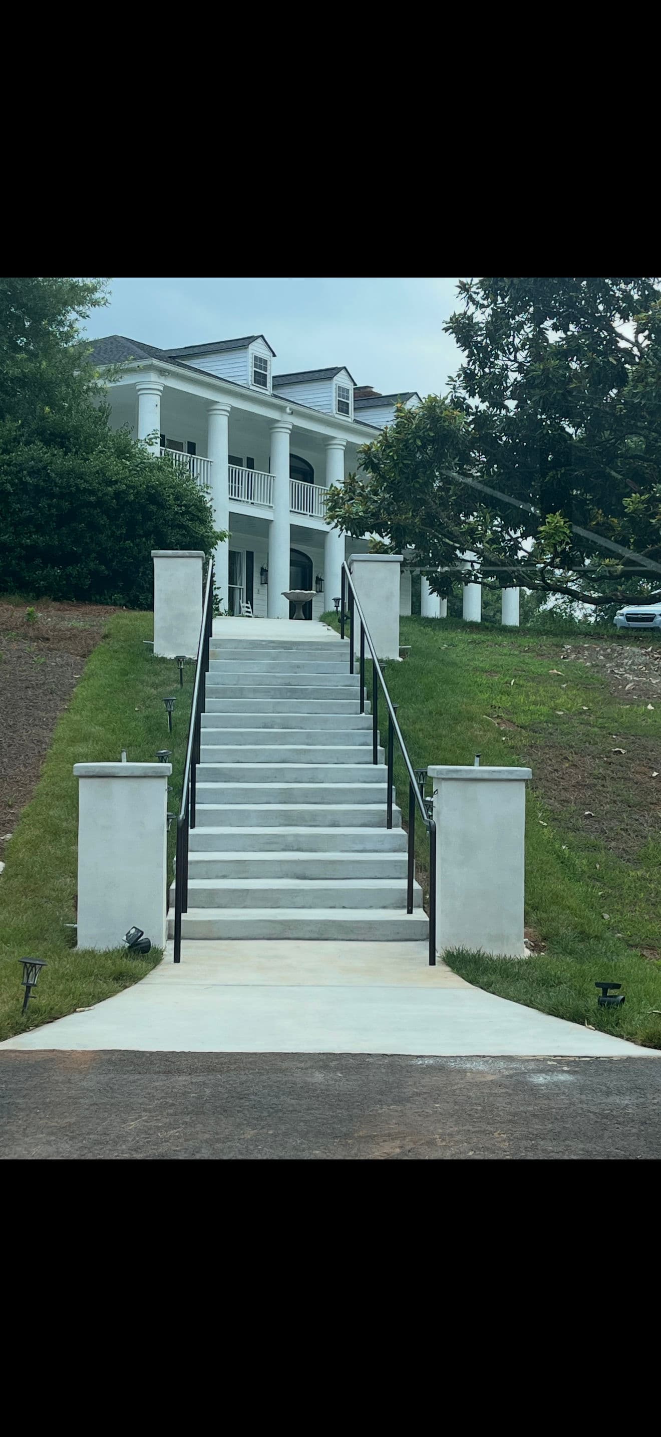 Project Running Power to an Outdoor Venue Staircase image
