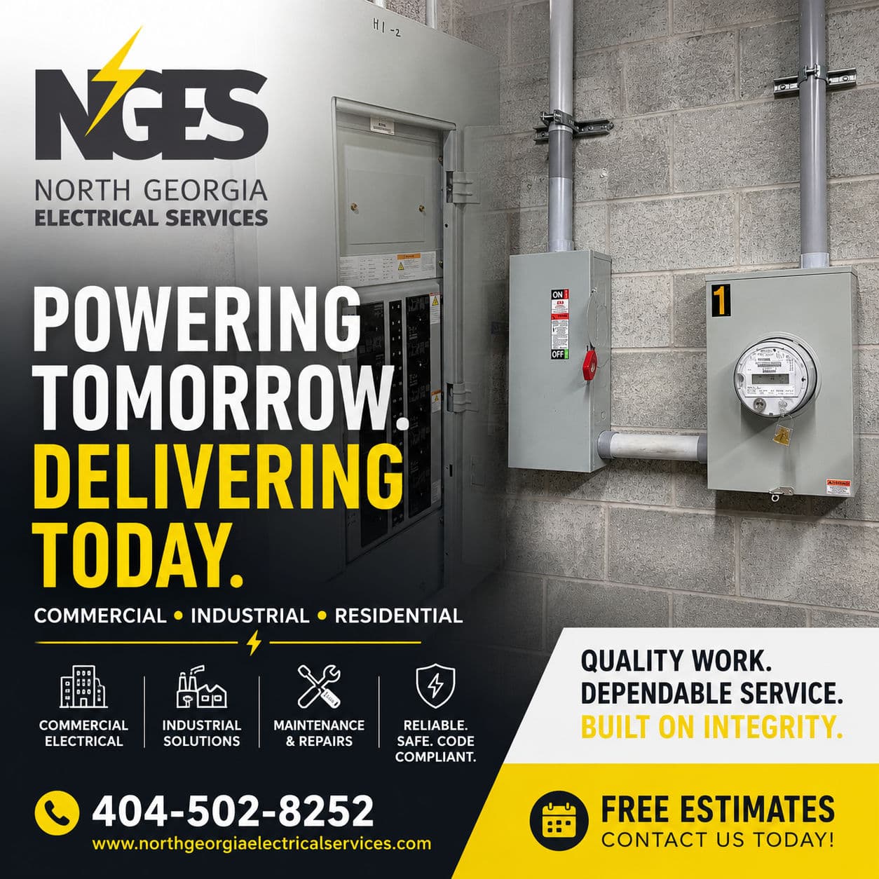North Georgia Electrical Services - Residential, Commercial & Industrial Work Done Right image