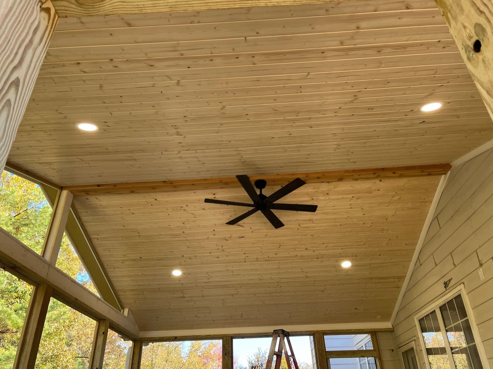 Project New Recessed Lighting and Ceiling Fan Installation Brighten Outdoor Life image