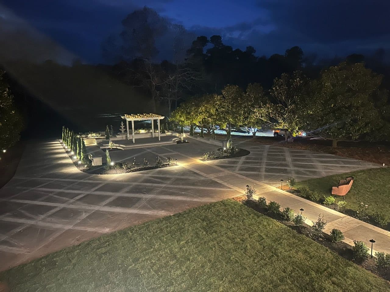 Enchanting Wedding Venue Illumination