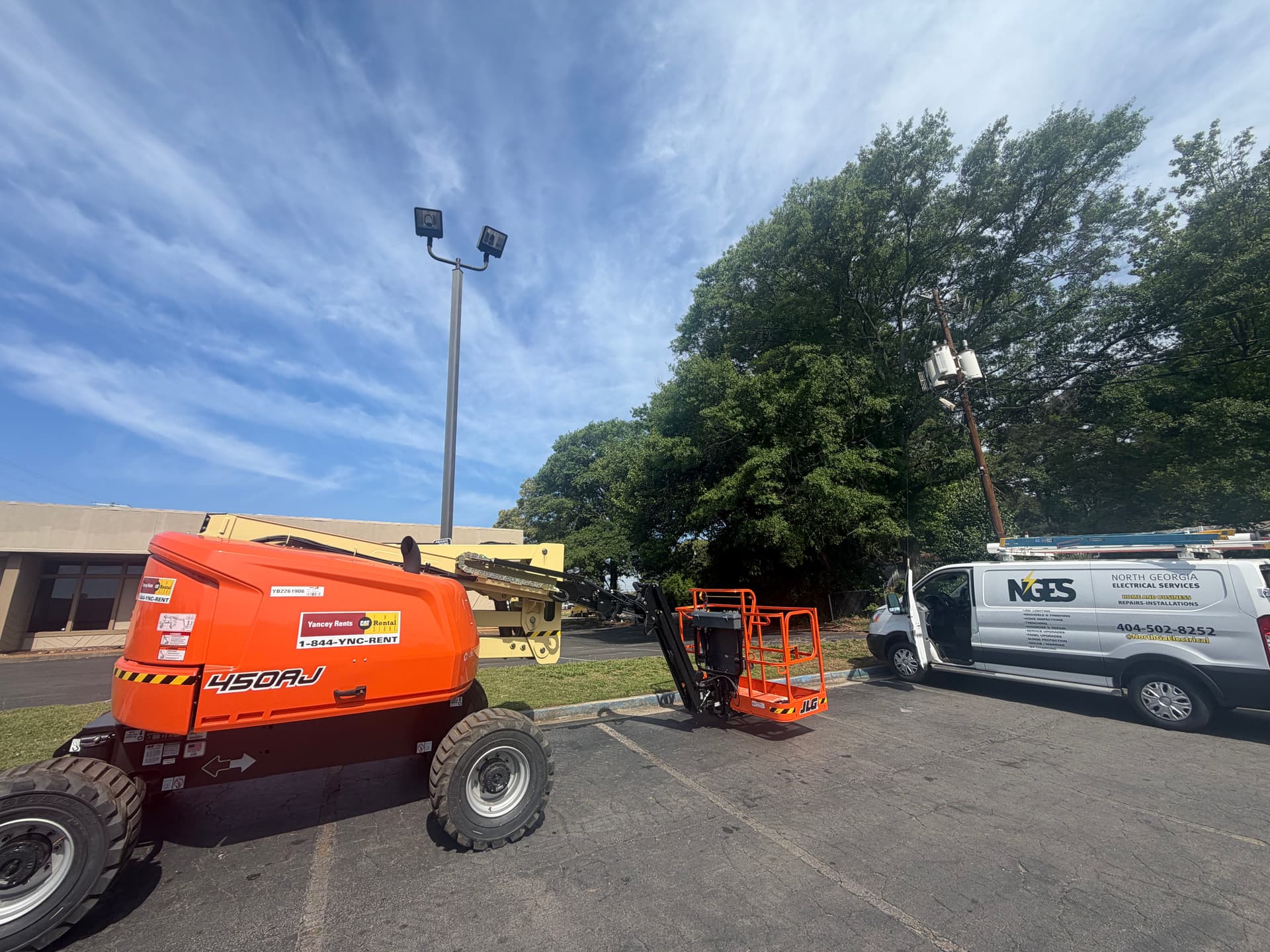 LED Parking Lot Lighting Upgrade Completed in Roswell image