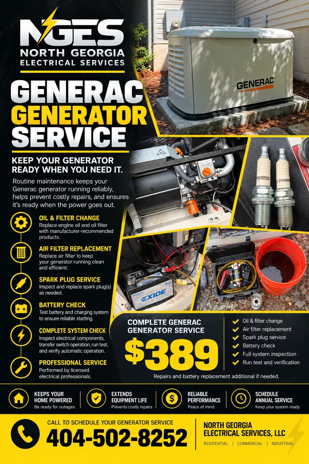 Generac Generator Maintenance That Keeps Your Backup Power Ready image