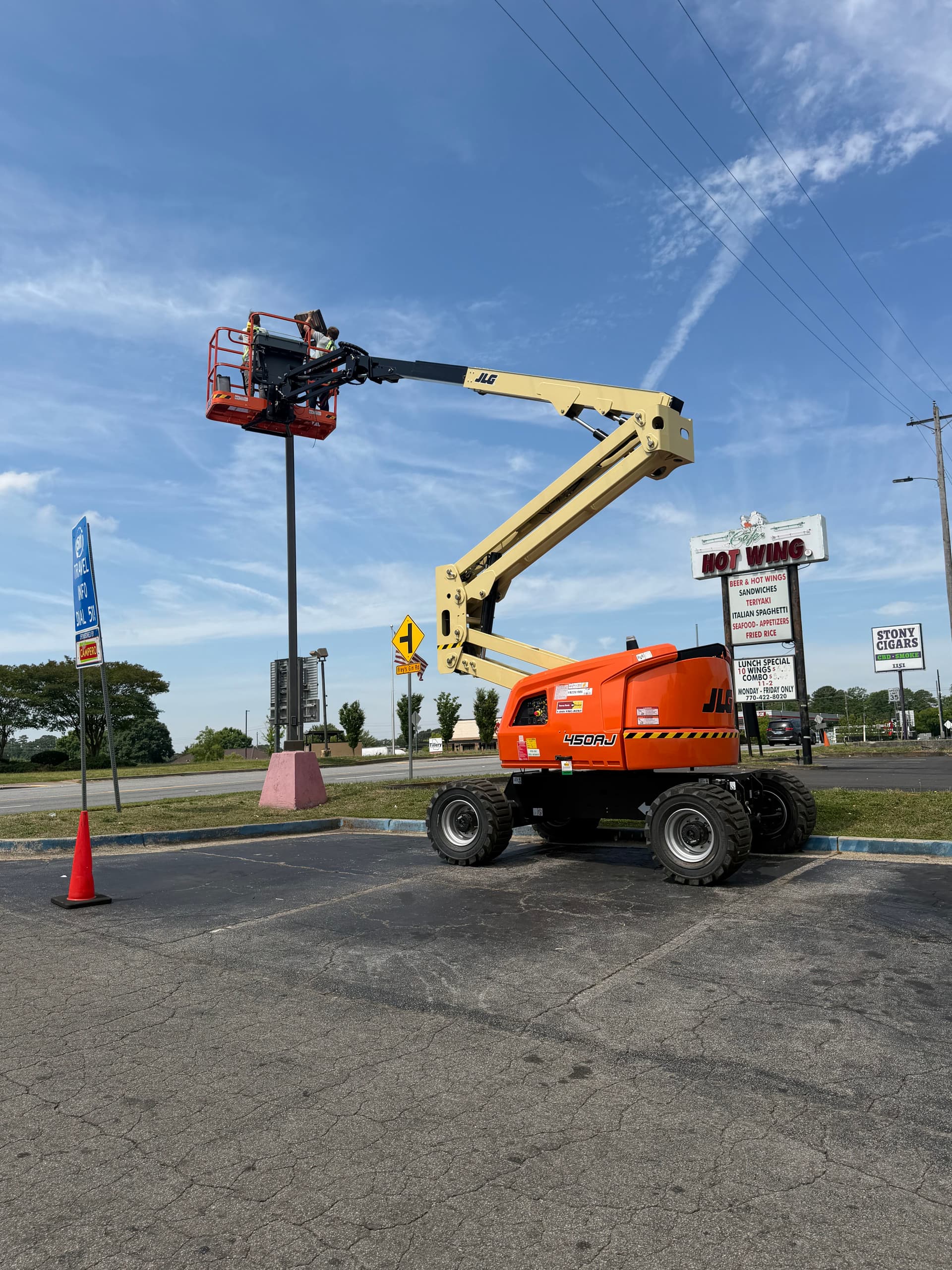 Gallery photos for LED Parking Lot Lighting Upgrade Completed in Roswell: Image #1