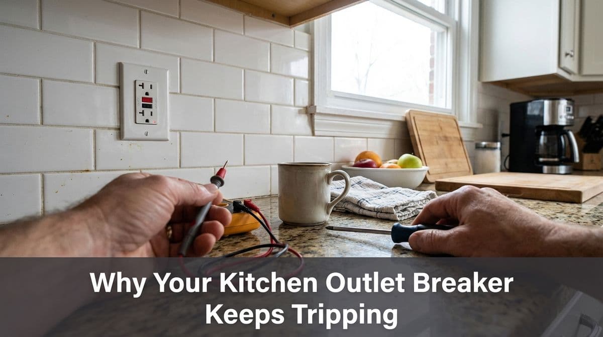 Why Your Kitchen Outlet Breaker Keeps Tripping image