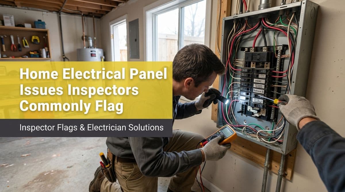 Home Electrical Panel Issues Inspectors Commonly Flag image